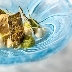 Салатник «Аквамарин» стекло 125мл D=16см голуб., изображение 3