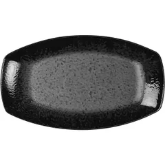 Тарелка «Нанокрем Блэк» фарфор ,H=22,L=160,B=96мм черный