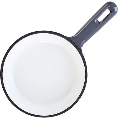 Сковорода порционная чугун 250мл D=13,H=3см серый,белый, изображение 2