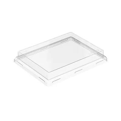 Крышка для бумажного контейнера OneClick 1000 мл пластик ,H=2,L=15,B=20см прозр.