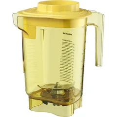 Container assembly for Quiet Van blender with anti-splash lid  1.4 l  yellow.