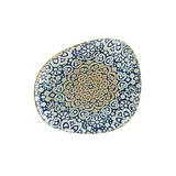 Тарелка «Альхамбра» асимметричная фарфор ,L=33см белый,синий