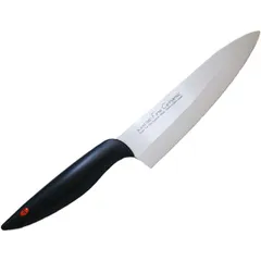 Нож кухонный «Шеф» керамика,пластик ,H=25,L=295/160,B=42мм белый,черный