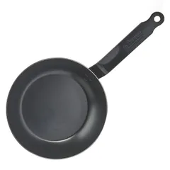 Сковорода голуб.сталь D=24,H=5,L=44см серый, изображение 2