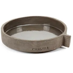 Deep dish concrete D=21,H=3cm gray