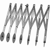 Нож роликовый для теста 7лезвий сталь нерж. D=5,L=24см металлич.