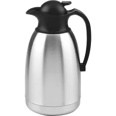 Coffee pot-thermos  stainless steel, plastic  2 l , H=28.2, L=15.5, B=13.5 cm  silver, black