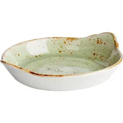 Baking dish “Kraft Green”  porcelain  D=185, H=45mm  green.