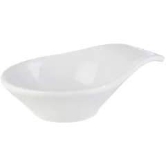 Salad bowl for compliment plastic 60ml ,H=30,L=115,B=75mm white