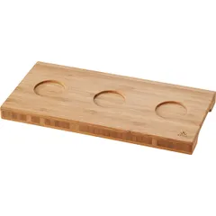 Блюдо для подачи для соусников бамбук ,H=15,L=250,B=120мм св. дерево