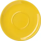 Блюдце «Пур-Амор» фарфор D=150/60,H=12мм желт.
