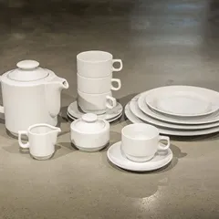 Чайник заварочный «Прага» с крышкой фарфор 1,2л D=12,5,H=18,L=21,B=13см белый, изображение 4