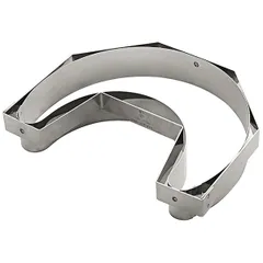 Pastry cutter “Month”  stainless steel , L=22.8, B=17.8 cm