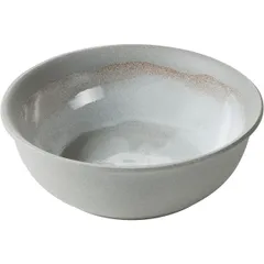 Salad bowl “Nau” ceramics 0.55l D=173,H=60mm white