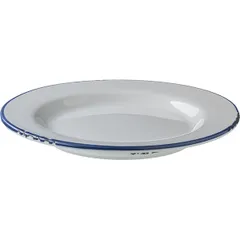 Тарелка «Эйвбери блю» мелкая керамика D=200,H=22мм белый,синий, изображение 2