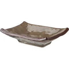 Соусник «Кунстверк» керамика ,H=2,L=9,B=6см зелен.,коричнев.