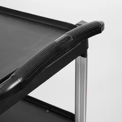 Тележка сервировочная 3 яруса полипроп. ,H=93,L=98,B=53см черный, изображение 4