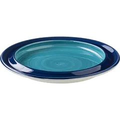 Тарелка «Фридом Блю» мелкая фарфор D=26см голуб.,синий, изображение 2