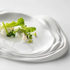 Тарелка «Барселона» мелкая фарфор D=21см белый, изображение 2