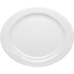 Блюдо «Аркадия» овальное фарфор ,H=25,L=330,B=275мм белый