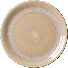 Plate “Revolution Sandstone” small  porcelain  D=200, H=15mm  beige.