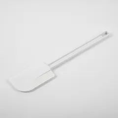 Лопатка жаропрочная силикон,пластик ,L=335/117,B=70мм белый