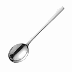 Broth spoon “Kia”  stainless steel , L=180/50, B=2mm  metal.