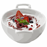 Миска «Бель Кузин» фарфор 0,5л D=13,H=6,L=17см белый