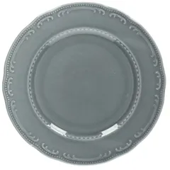 Plate “V. Vienna Charm” small  porcelain  D=21, H=2cm  gray