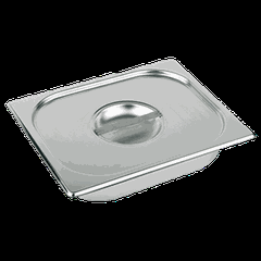 Lid for gastronorm container GN 2/4 stainless steel ,L=53,B=16.2cm