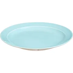 Тарелка «Акварель» Принц мелкая фарфор D=220,H=24мм св. голуб., изображение 3