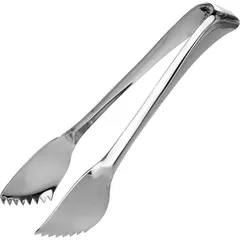 Ice tongs stainless steel ,L=185,B=35mm silver.