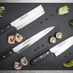 Нож для мяса «Универсал» сталь нерж.,полиоксиметилен ,L=385/250,B=53мм черный,металлич., изображение 4