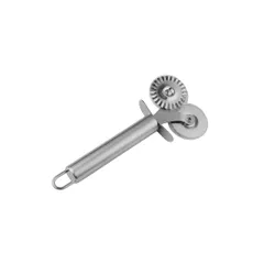 Нож для теста 17,5 см. d=3,8 см. нерж. двойной, ручка нерж. Abert /1/12/