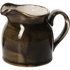 Молочник «Крафт Браун» фарфор 185мл D=7,H=8,L=10см коричнев.