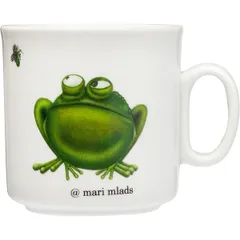 Mug “Frog” porcelain 200ml D=74,H=75,L=95mm white