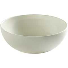 Salad bowl “Lens”  porcelain  D=140, H=44mm  white