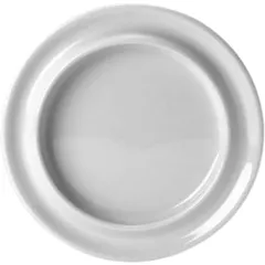 Plate “Freedom White” small  porcelain  D=21.6 cm  white