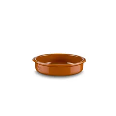 Baking dish ceramics 0.7l D=20,H=5cm brown.