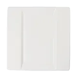 Блюдо «Фрейм» квадратное фарфор ,L=25,5,B=25,5см белый