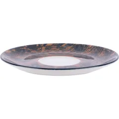 Блюдце «Аида» с декором фарфор D=16см коричнев., изображение 3