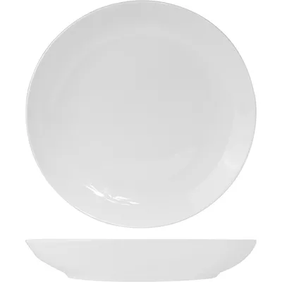 Блюдо «Кунстверк» глубокое фарфор 2л D=335,H=48мм белый