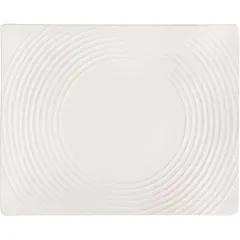 Rectangular handmade dish  porcelain ,H=20,L=287,B=230mm white