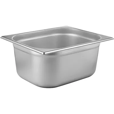 Гастроемкость GN 1/2 сталь нерж. 8,5л ,H=15,L=32,5,B=26,5см металлич.