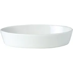 Oval baking dish “Simplicity”  porcelain  1.3 l , H=55, L=285, B=190mm  white