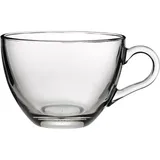 Чашка чайная «Бейзик» стекло 238мл D=91,H=64мм прозр.