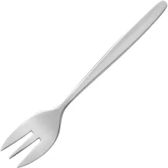 Oyster fork “Frida”  stainless steel , L=140/45, B=10mm  metal.