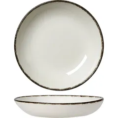 Salad bowl “Chakoul dapple”  porcelain, porcelain  120 ml  D=13 cm  white, black