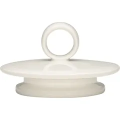 Крышка для чайника «Пьюрити» эко-кост. фарф. D=75мм белый