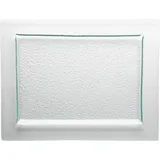 Блюдо «Криэйшнз Риппл» прямоугольное стекло ,L=30,B=23см прозр.